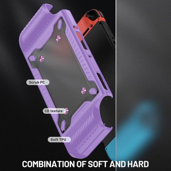Stötsäkert skal till Nintendo Switch OLED Lila