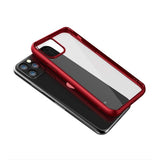 iPhone 11 Pro Max Skal Stöttålig TPU Röd Transparent