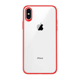 iPhone Xs Max Skal Transparent Röd
