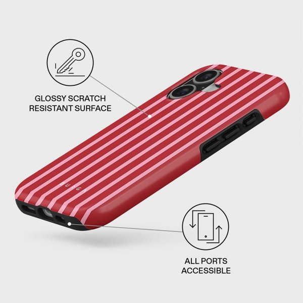 Burga iPhone 17 Skal Tough MagSafe Strawberry Jam