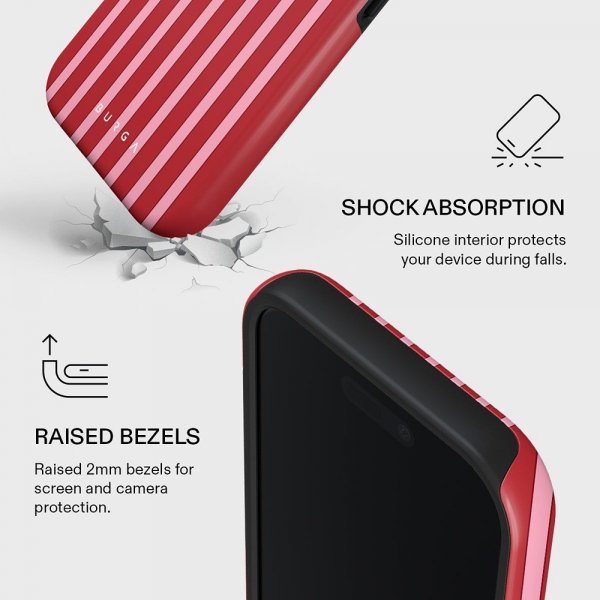 Burga iPhone 17 Skal Tough MagSafe Strawberry Jam