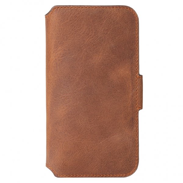 Krusell iPhone 12 Mini Fodral Sunne PhoneWallet Vintage Cognac