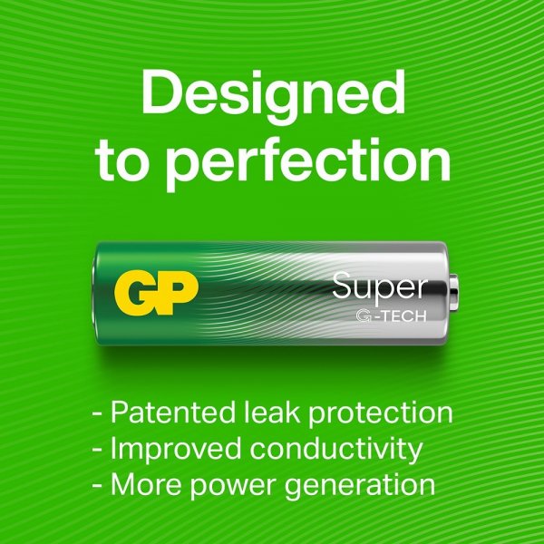 GP Super Alkaline AAA-batteri 24A/LR03 20-pack
