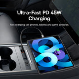 Baseus T-Space Series USB Hub for Tesla 45W