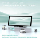 Ottocast ScreenFlow Portabel Infotainment-skärm för Bil CarPlay/Android Auto