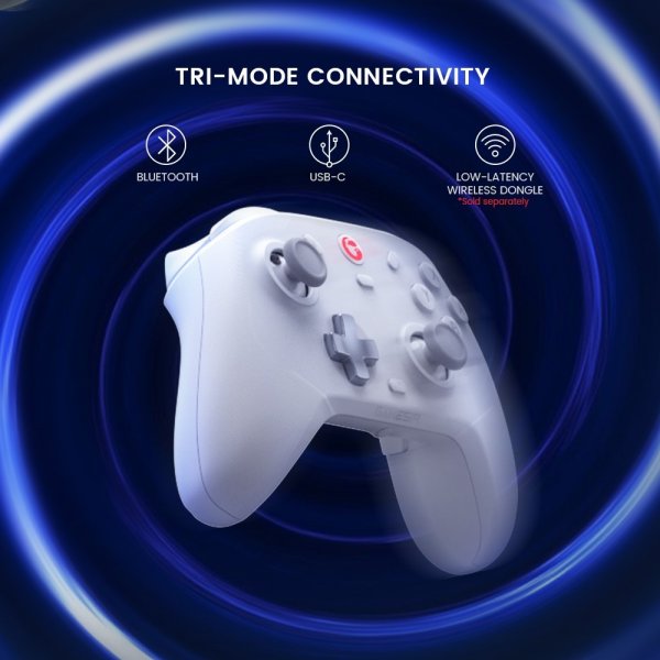 GameSir T4 Cyclone Trådlös Spelkontroll Multiplatform Vit