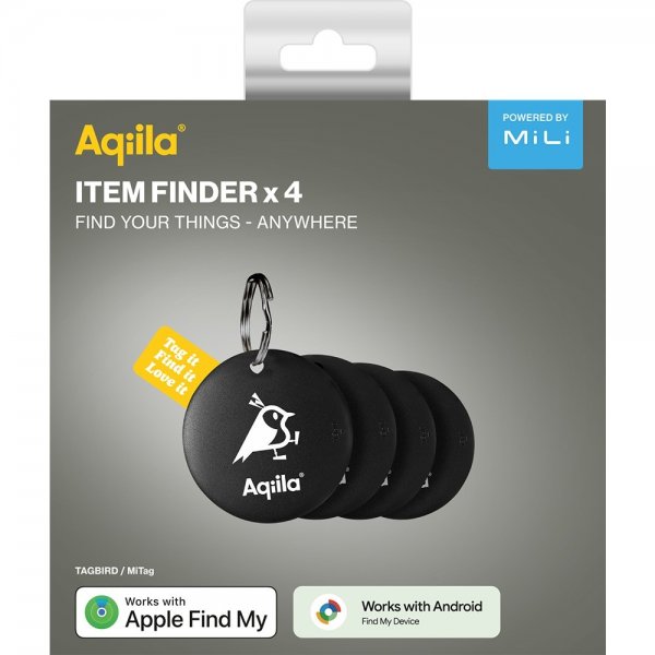 Aqiila Tagbird Nyckelring 4-pack