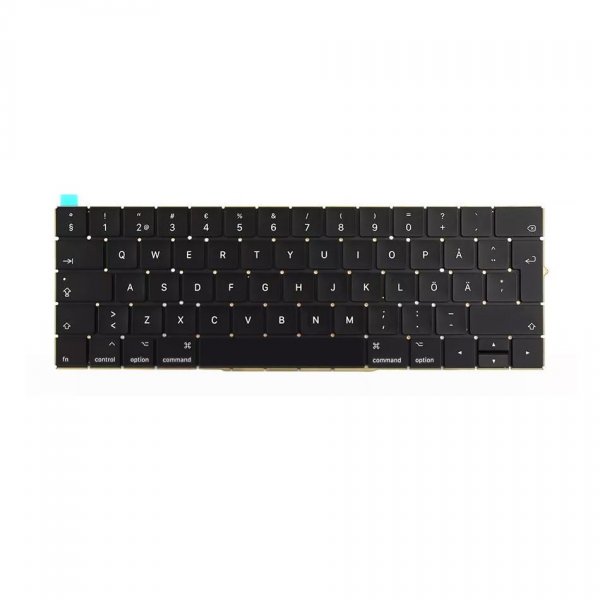 Tangentbord (Svenska) MacBook Pro 13"/15" Retina Touch Bar A1706/A1707 (2016-2017)
