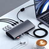 Satechi Thunderbolt 4 Docka Rymdgrå