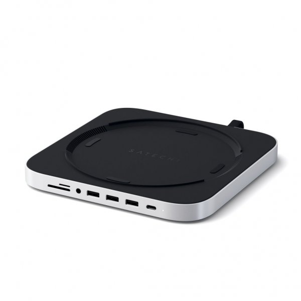 Satechi Type-C Aluminum Stand & Hub for Mac Mini Silver