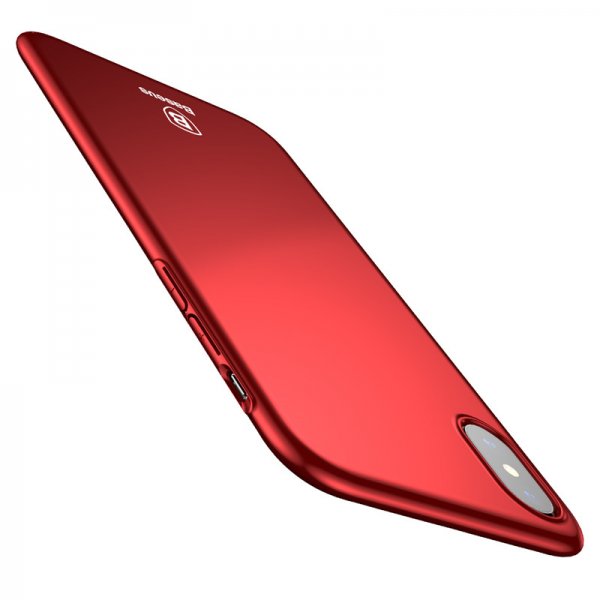 Baseus iPhone X/Xs Skal Thin Case Röd