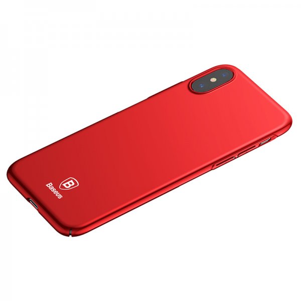 Baseus iPhone X/Xs Skal Thin Case Röd