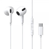 Baseus Trådade Hörlurar Encok C17 USB-C Vit