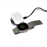 Deltaco Trådlös Laddare 2-i-1 Transparent MagSafe
