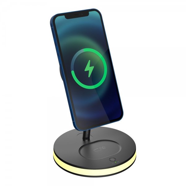 Deltaco Trådlös Laddare 3-i-1 MagSafe
