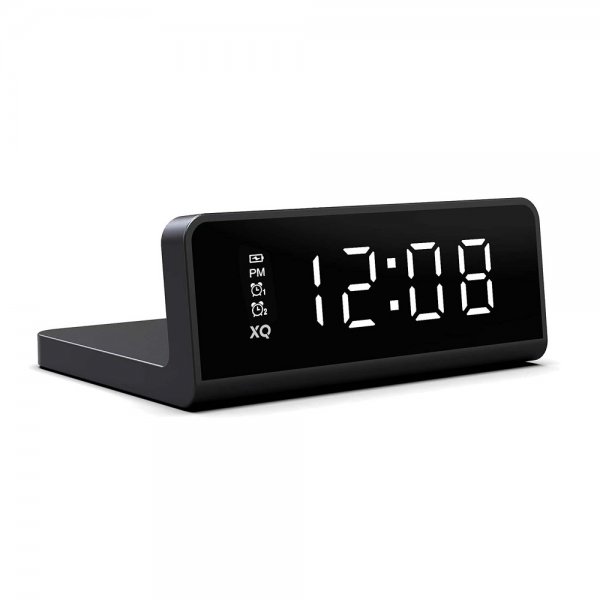 Xqisit Trådlös Laddare Alarm Clock with Wireless Charger