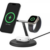Belkin Trådlös Laddare BoostCharge Pro 3-in-1 MagSafe Qi2 15W Svart