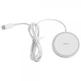 Deltaco Trådlös Laddare Magnetic Wireless Charger MagSafe Vit