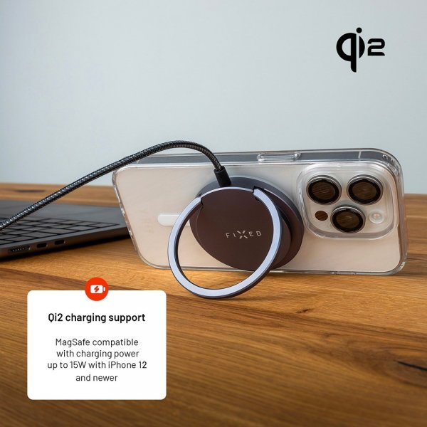 Fixed Trådlös Laddare MagPad Pro Qi2 MagSafe 15W