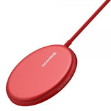 Baseus Trådlös Laddare MagSafe Simple Mini 15W Röd