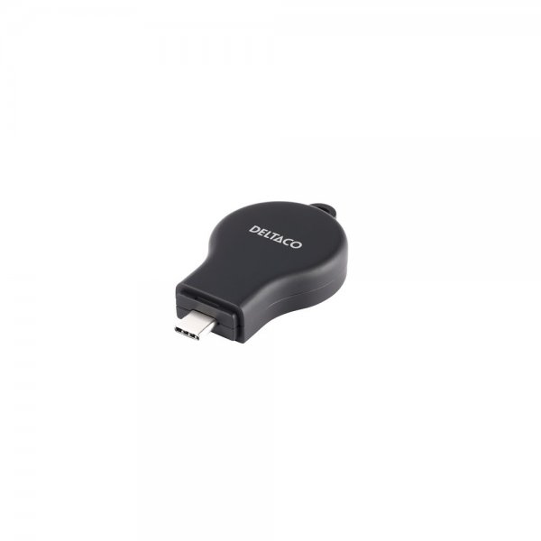 Deltaco Trådlös Laddare med avtagbar MagSafe-powerbank 3-i-1