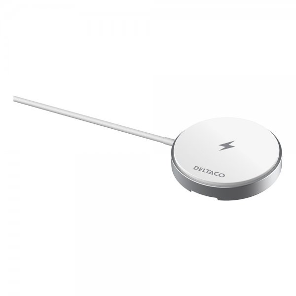 Deltaco Trådlös Laddare med Stativfunktion 15W MagSafe