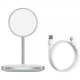 Baseus Trådlös Laddare Swan MagSafe 15W Vit