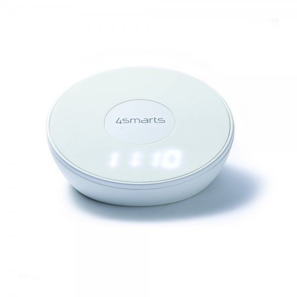 4smarts Trådlös Laddare VoltBeam N8 LED Clock