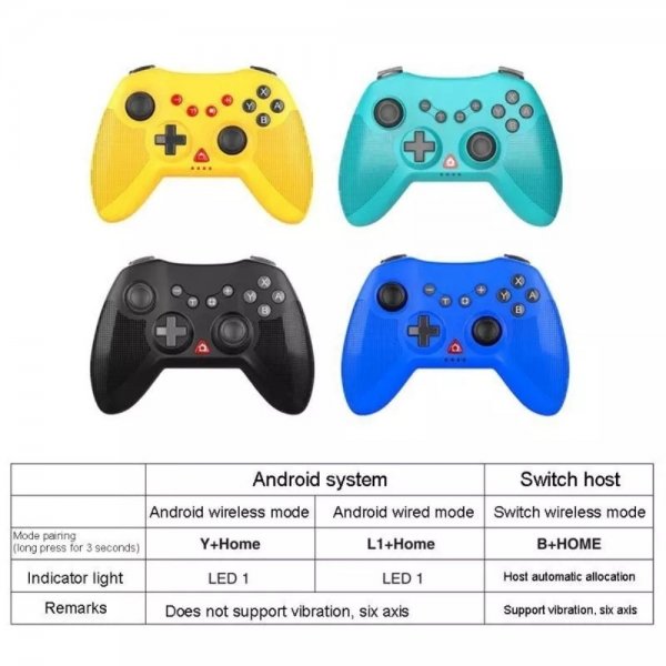 Ipega Trådlös Spelkontroll Nintendo Switch/PC/Android Gul