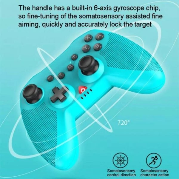 Ipega Trådlös Spelkontroll Nintendo Switch/PC/Android Gul