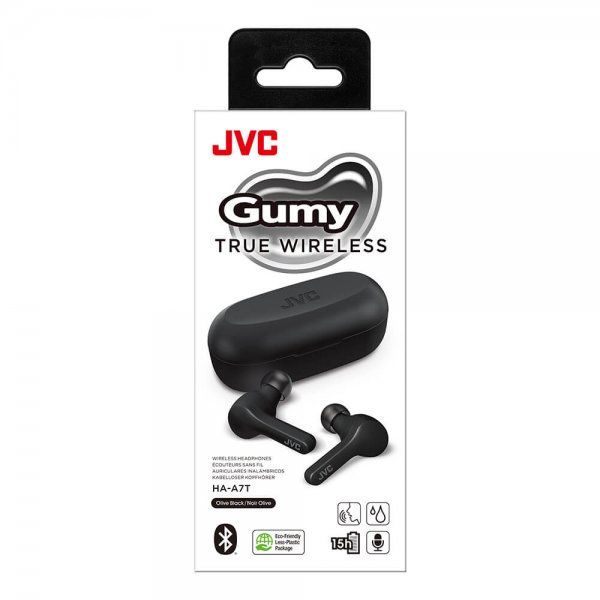 JVC Trådlösa Hörlurar Gumy True Wireless HA-A7T In-Ear Svart