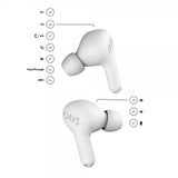 Jays Trådlösa Hörlurar t-Seven TWS In-Ear ANC Vit