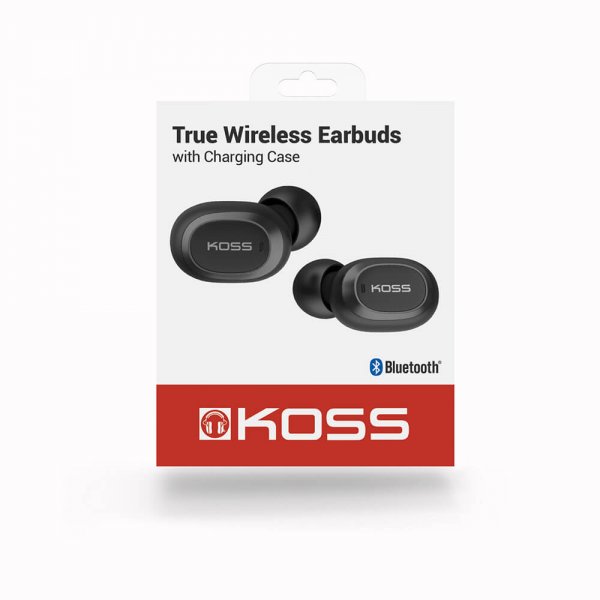 Koss Trådlösa Hörlurar TWS250i True Wireless In-Ear Svart