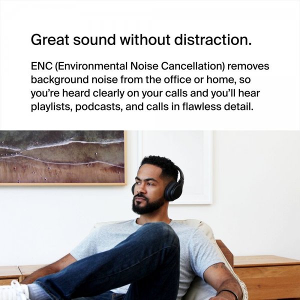 Belkin Trådlösa Over-Ear Hörlurar SoundForm Adapt Svart