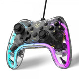 Aolion Transparent Spelkontroll Nintendo Switch/PC Trådad RGB