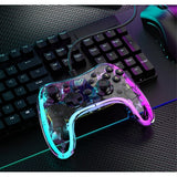 Aolion Transparent Spelkontroll Nintendo Switch/PC Trådad RGB