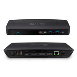 ALOGIC USB-C och USB 3.0 Trippel Display Dockningsstation 4K & strömförsörjning 80W