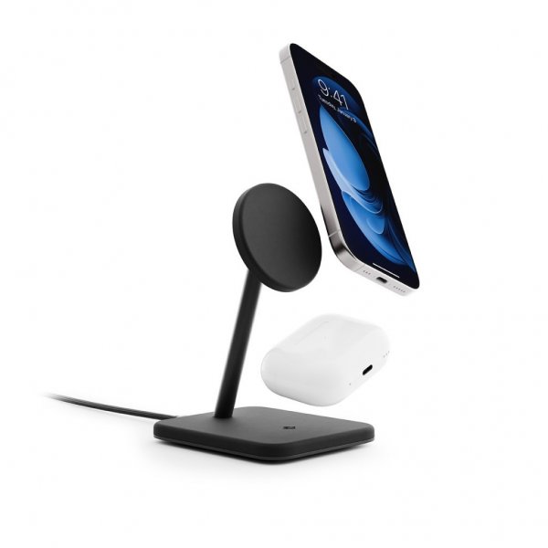 Twelve South Trådlös Laddare HiRise 2 Deluxe Qi2 MagSafe Svart