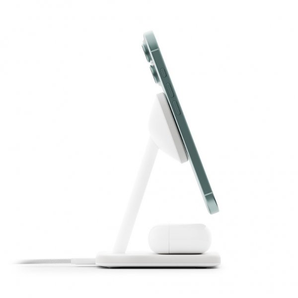 Twelve South Trådlös Laddare HiRise 2 Deluxe Qi2 MagSafe Vit