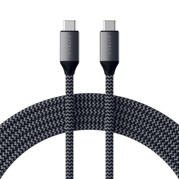 Satechi USB-C till USB-C kabel 2m Grå