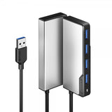 ALOGIC USB-A Fusion SWIFT 4-portars hubb Rymdgrå