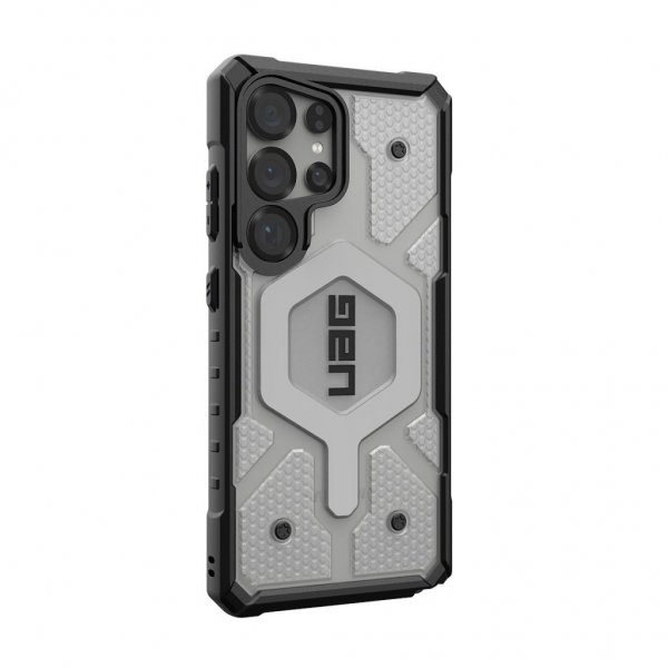 Urban Armor Gear (UAG) Samsung Galaxy S25 Ultra Skal Pathfinder Clear MagSafe Ice/Silver