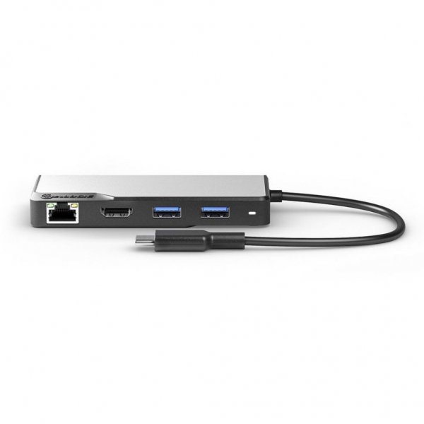 ALOGIC USB-C Fusion MAX 6-i-1-hubb HDMI. USB. Ethernet och PD Space Gray