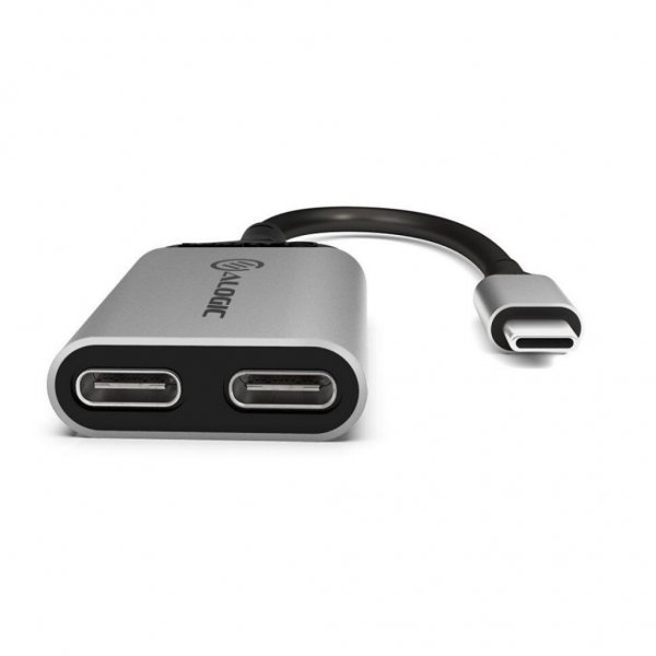 ALOGIC Ultra USB-C till USB-C-honkontakt och ljudutgång 10 cm
