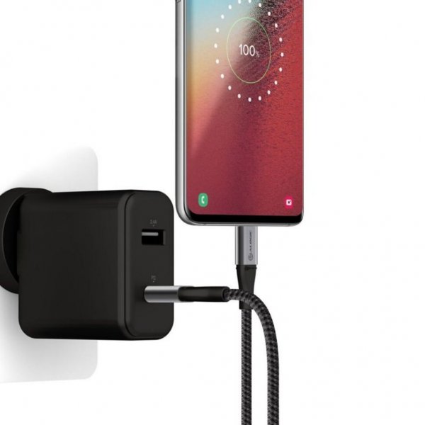 ALOGIC Ultra USB-C till USB-C kabel 5A/480Mbps 3 meter Rymdgrå