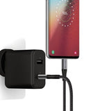 ALOGIC Ultra USB-C till USB-C kabel 5A/480Mbps 30 cm Rymdgrå