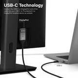 ALOGIC Ultra USB-C Hane till DisplayPort Hona Adapter 4K @60Hz 15cm