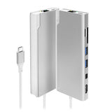 ALOGIC Ultra USB-C Dock PLUS - HDMI. MDP. USB. Ethernet. minneskortläsare och 100W PD Silver