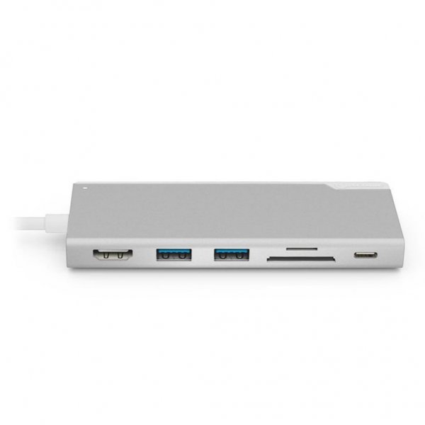 ALOGIC Ultra USB-C Dock UNI - HDMI. USB. SD-Kort 100W PD Silver