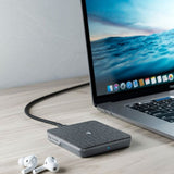 ALOGIC Trådlös Laddare Qi laddning 10W - med USB-A till USB-C kabel Space Grey